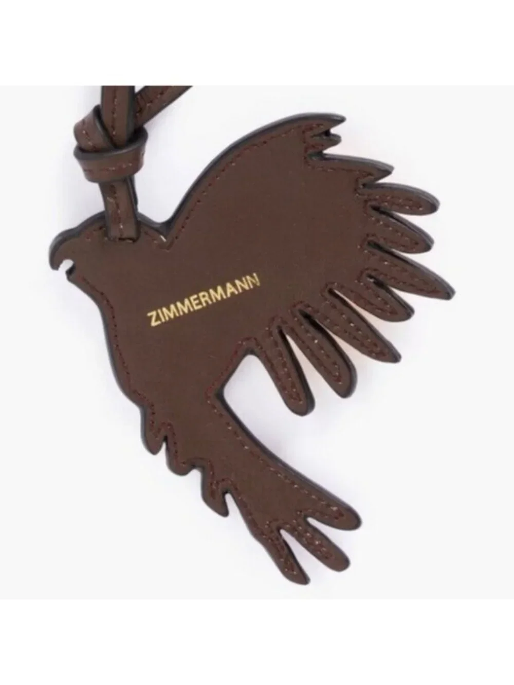 Zimmermann Leather parrot keychain